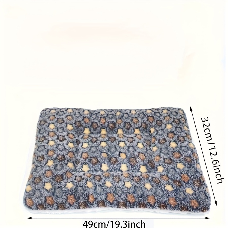 Image of 1pc Washable Fleece Sleeping Pad | Warm Small Animal Bed Mat For Guinea Pig, Rabbit, Chinchilla, Rat, Hedgehog, Squirrel For Indoor Use
