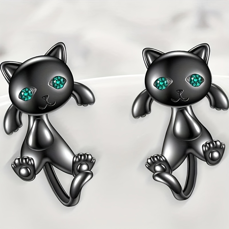 TEMU 2pcs Fashion Earrings, Cute Animal Earrings With 2 Ways To Wear, Women's Earring Jewelry, Perfect Jewelry Gift For Ones