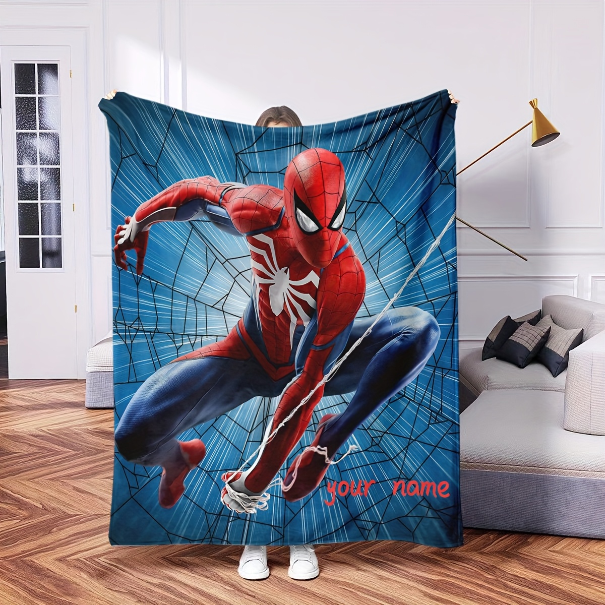 

Customizable Spider- Blanket - , Personalized Name , & For And , - For , Christmas