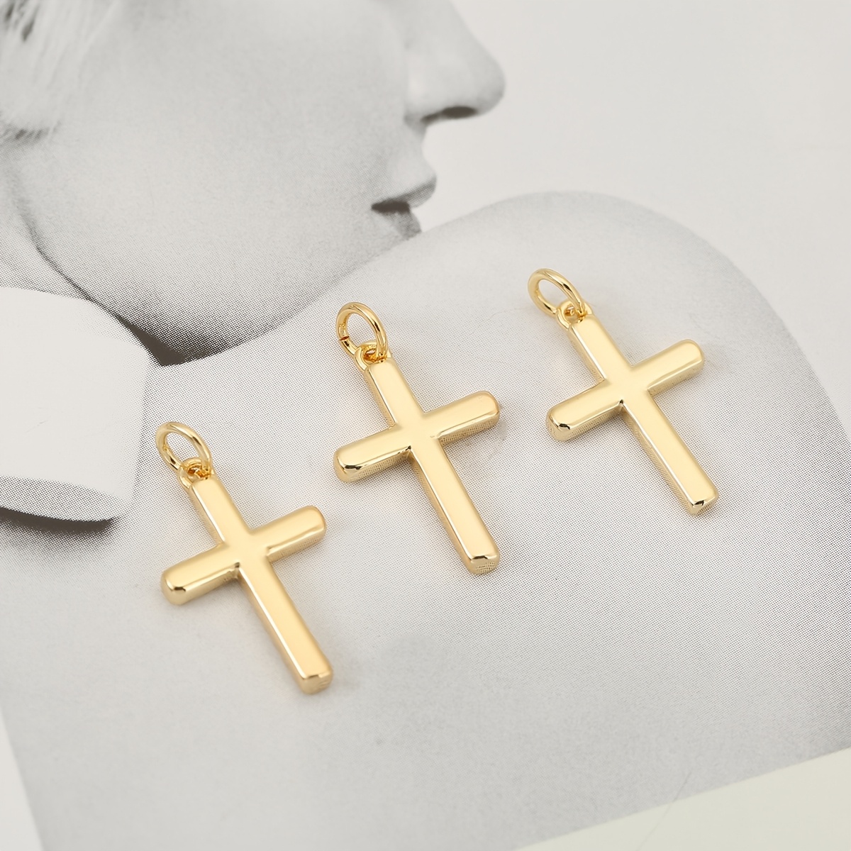 Image of 3pcs Ramadan Style Charms Individual Fashion -shaped Pendant For Necklace Earring Making Additions