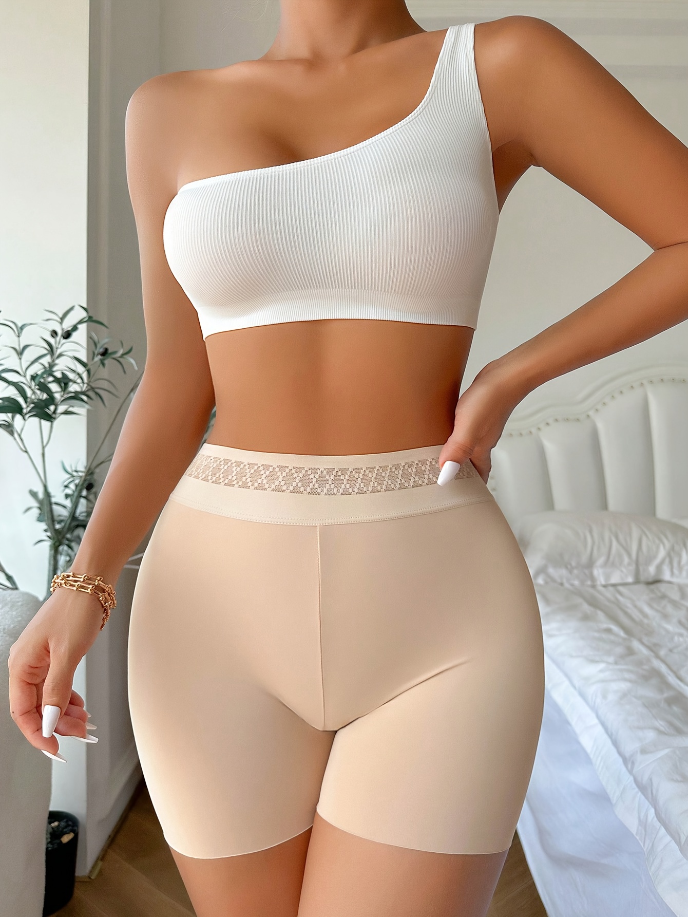 Women Bodyshort Natural Seamless Soft Underpants Sexy Underwear
