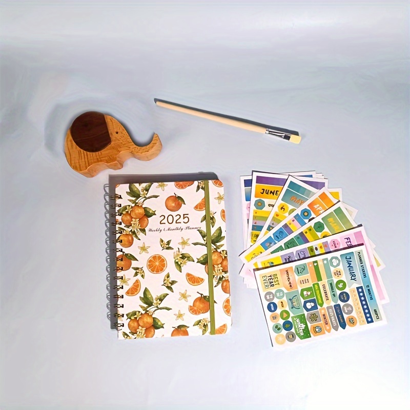 2025 Botanical Series Weekly Monthly Planner 12 Planning Temu United