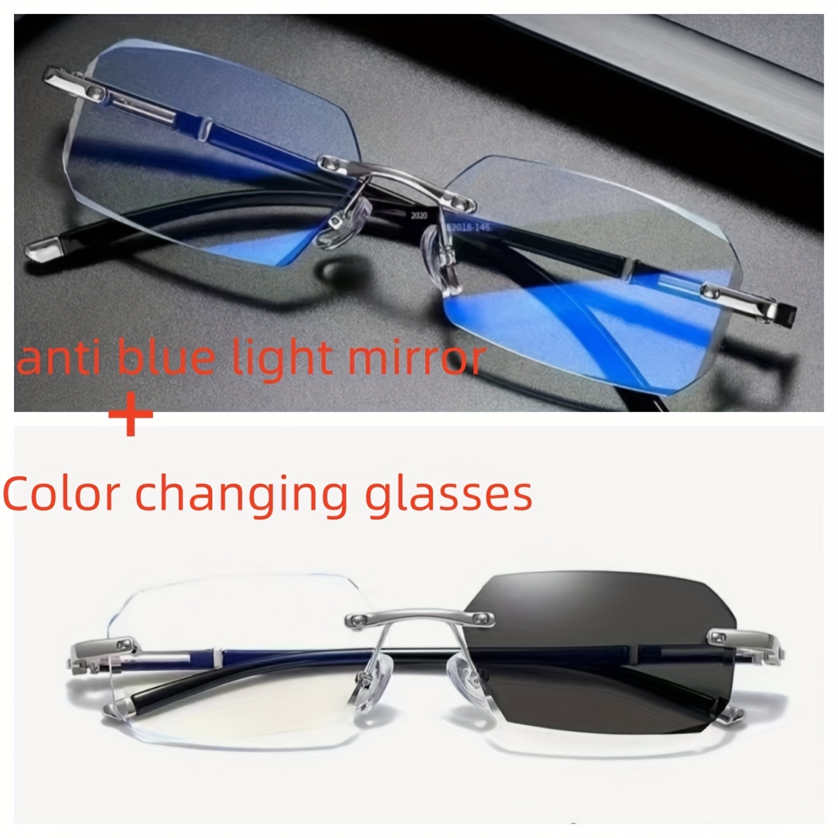 gafas ópticas unisex cuadrado retro Temu Colombia