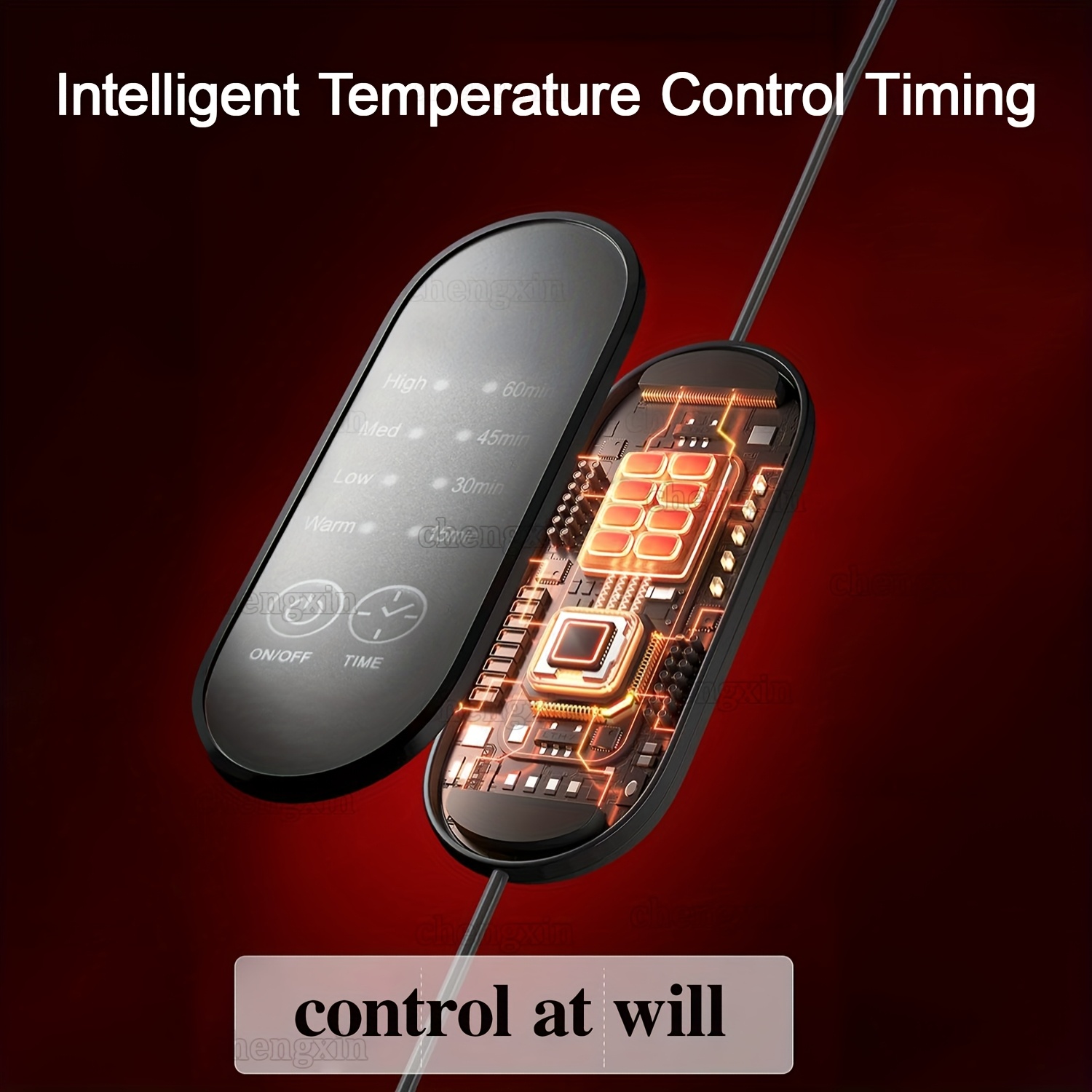 Heated Eye Mask with Vibrating Massage, Electrically Heated, Intelligent Temperature Control, Light-Blocking, with Five Different Temperatures and Time Mode Adjustments, USB Powered, Ideal Gift for Friends and Family