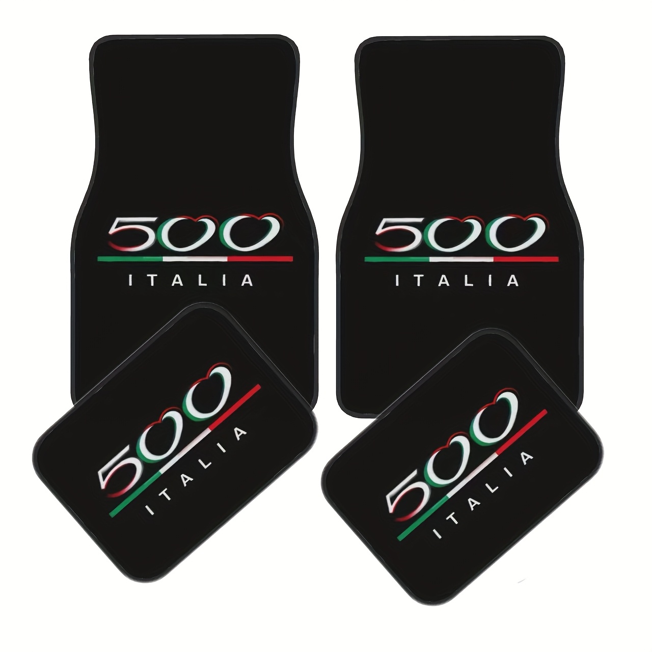 TEMU Set tappetini auto con design avanzato 500 �� Motivi stampati, tappetini universali per auto, facili da pulire �� Utilizzo in , adatti per ,