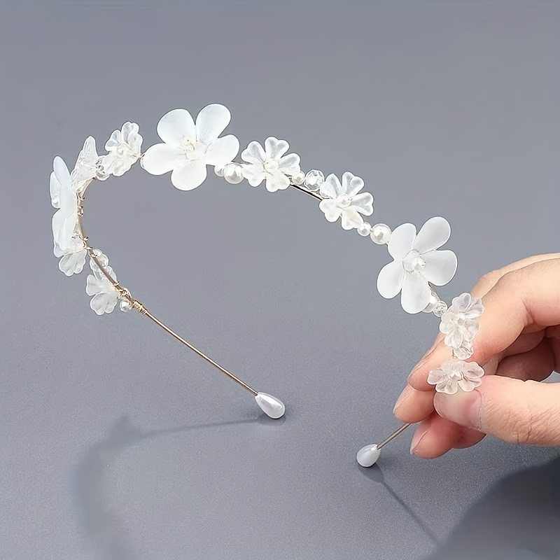 E-shop handgefertigtes Blumen-Stirnband, super-Feen-Mädchen-Haarspange, vielseitiges Ausgeh-Stirnband