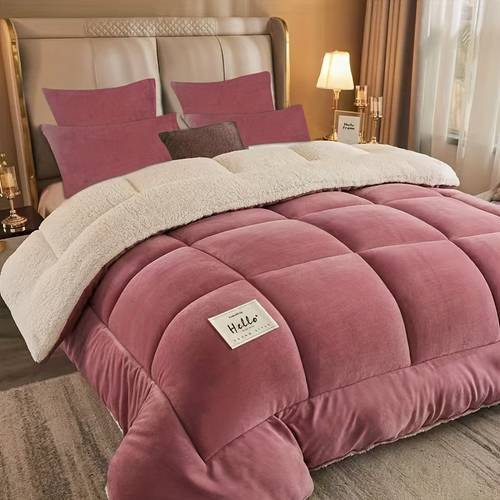 3 pezzi/set ultra + federe - trapunta tuttanno traspirante cucito lavabile in lavatrice per calore in camera da letto e inverno