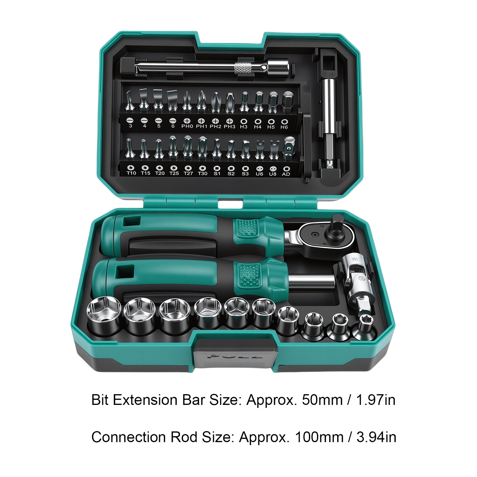 40pcs Socket Screwdriver Household Multifunctional Tool Combination Set