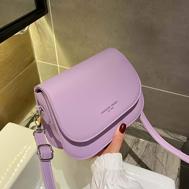 Bolso de Hombro para Mujer Primavera - Bolso Bandolera de Cuero Sintético Elegante, disponible en colores sólidos como blanco, , beige, azul claro, etc., diseño cuadrado sencillo con correa ajustable, adecuado para uso diario, novedoso clip de cuero sintético, se puede personalizar el nombre y logotipo