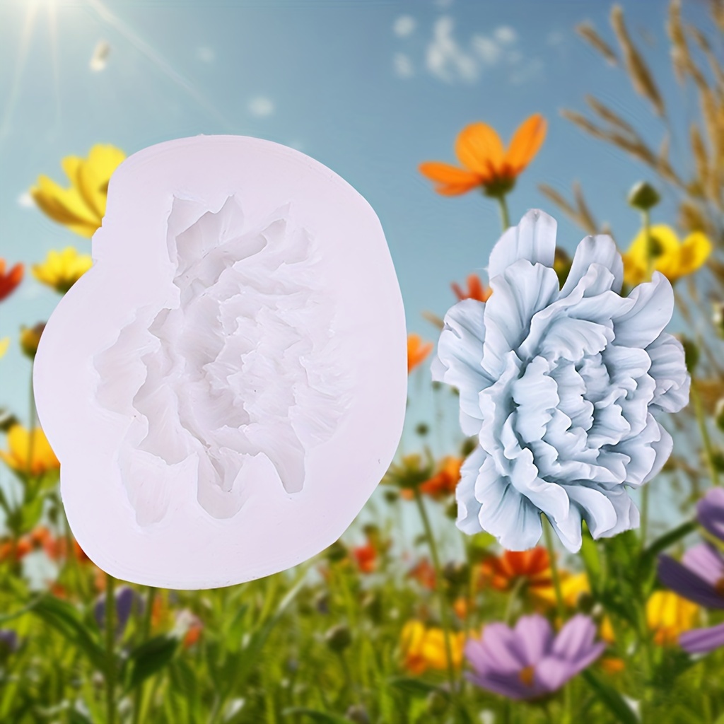 

1pc 3d Rose & Silicone Mold For Chocolate Clay Baking Crafting, Valentine's Day Flexible Stencil