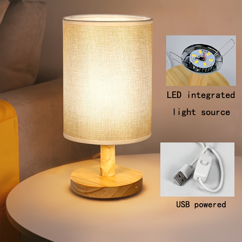 Usb powered bedside lamp fashion