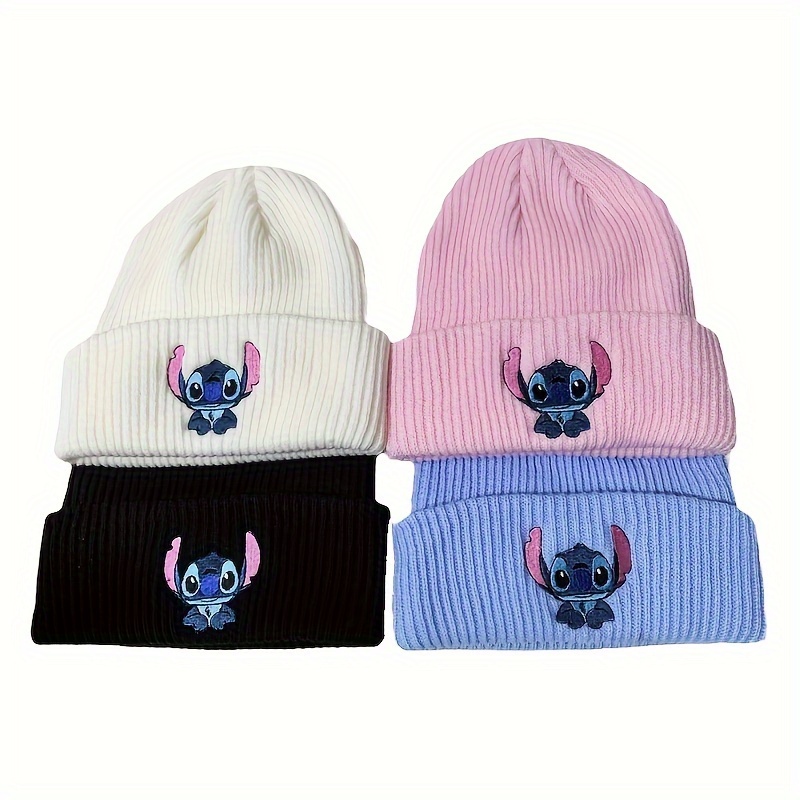 

[authorized] Stitch Knitted Hat For Men And Women Anime Cartoon Warm Hat Pullover Hat Outdoor Perfect Gift