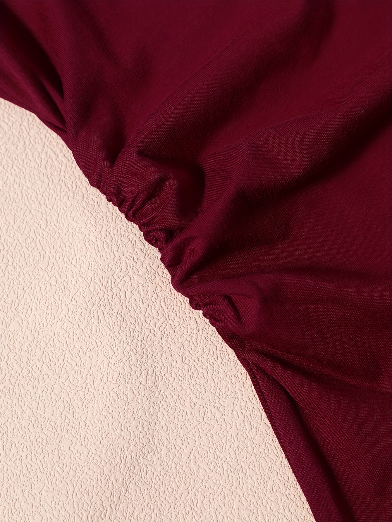 Women's Elegant Ruffled Short Sleeve T-Shirt - Round Neck Casual Top, Solid Color, Machine Washable, All-Season Comfort Fit, Ladies T Shirts, Versatile Clothing, Simple Fashion, Texture