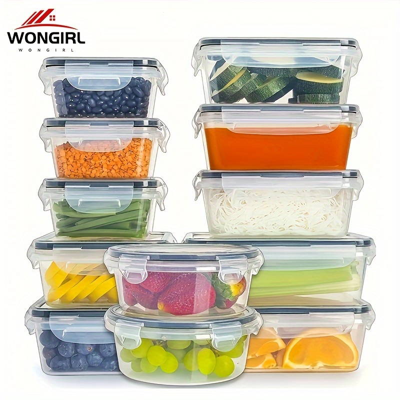 

Wongirl 12pcs Set - , Bpa-free For - For , Meat, & - & Safe Organization