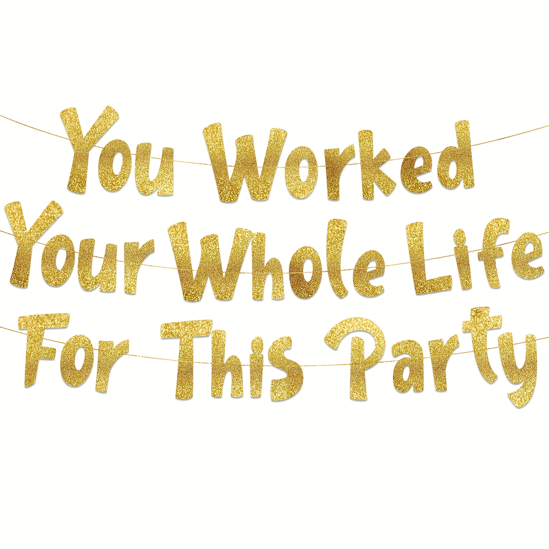 retirement party decorations sold on Temu United States