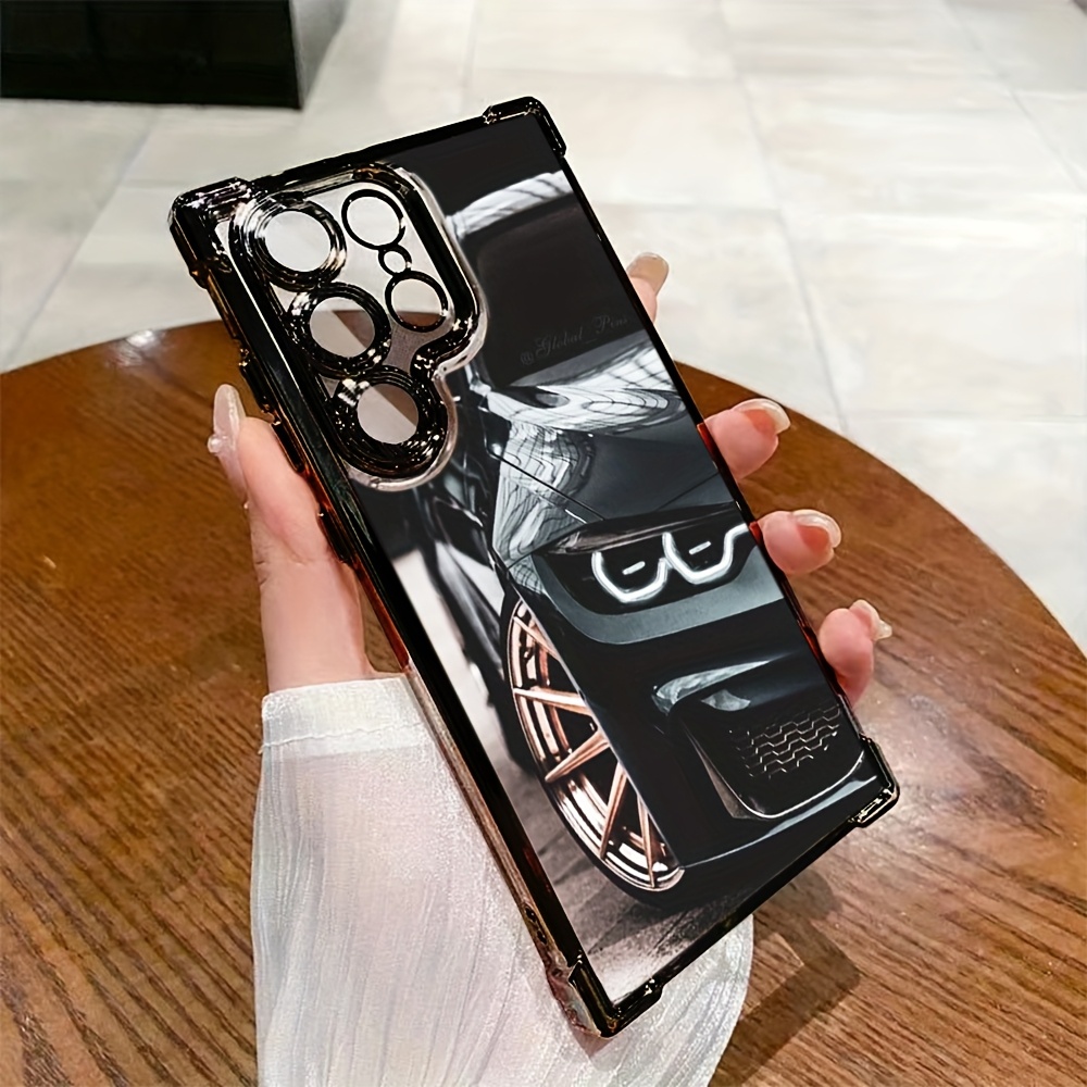 TEMU Phone Case - Fashion Sports Phone Case Compatible With Galaxy S25 S24 S23 S22 S21 Fe 4g 5g, Transparent Soft Back Cover For Drop Protection