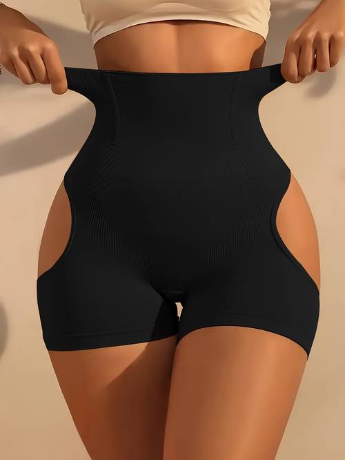 1pc womens shaping panties abdominal control lifting panties hollow out high waist shapewear shorts underwear elegant high waist shapewear bodysuit tummy control and lifting seamless tummy control compression shapewear