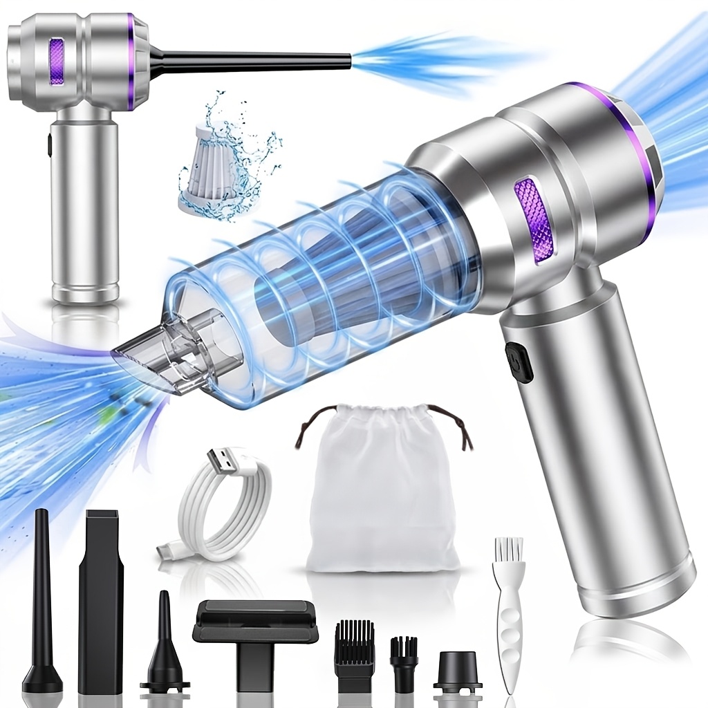 TEMU Cordless Handheld Vacuum Cleaner, Super Strong Suction, High Power, Cordless Design, Usb Charging, Suitable For Car And Home Cleaning, Car