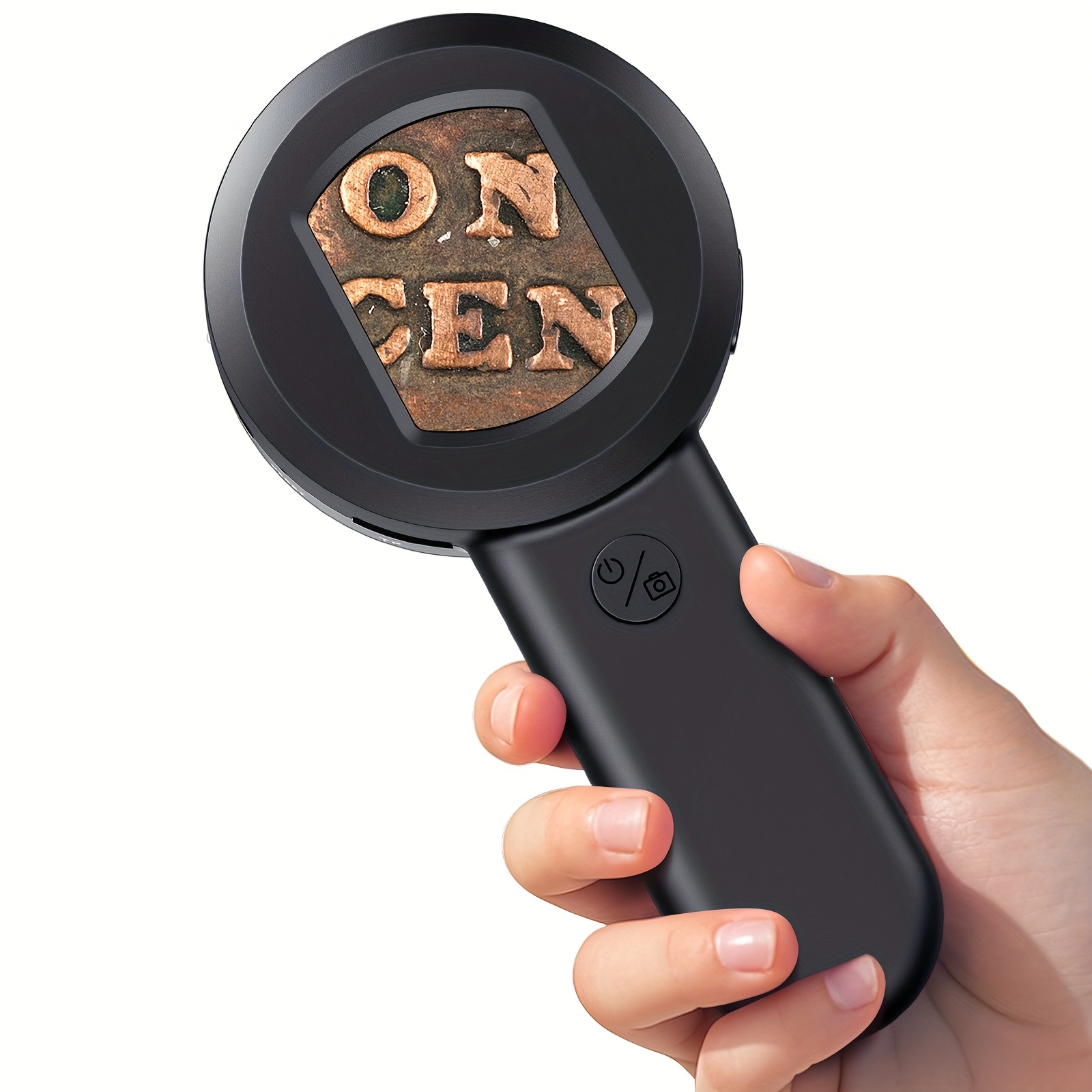 Handheld Digital Microscope With 2-inch Ips Screen, Hd Microscope For Plants, Pcb (pc View), Non-medical Use