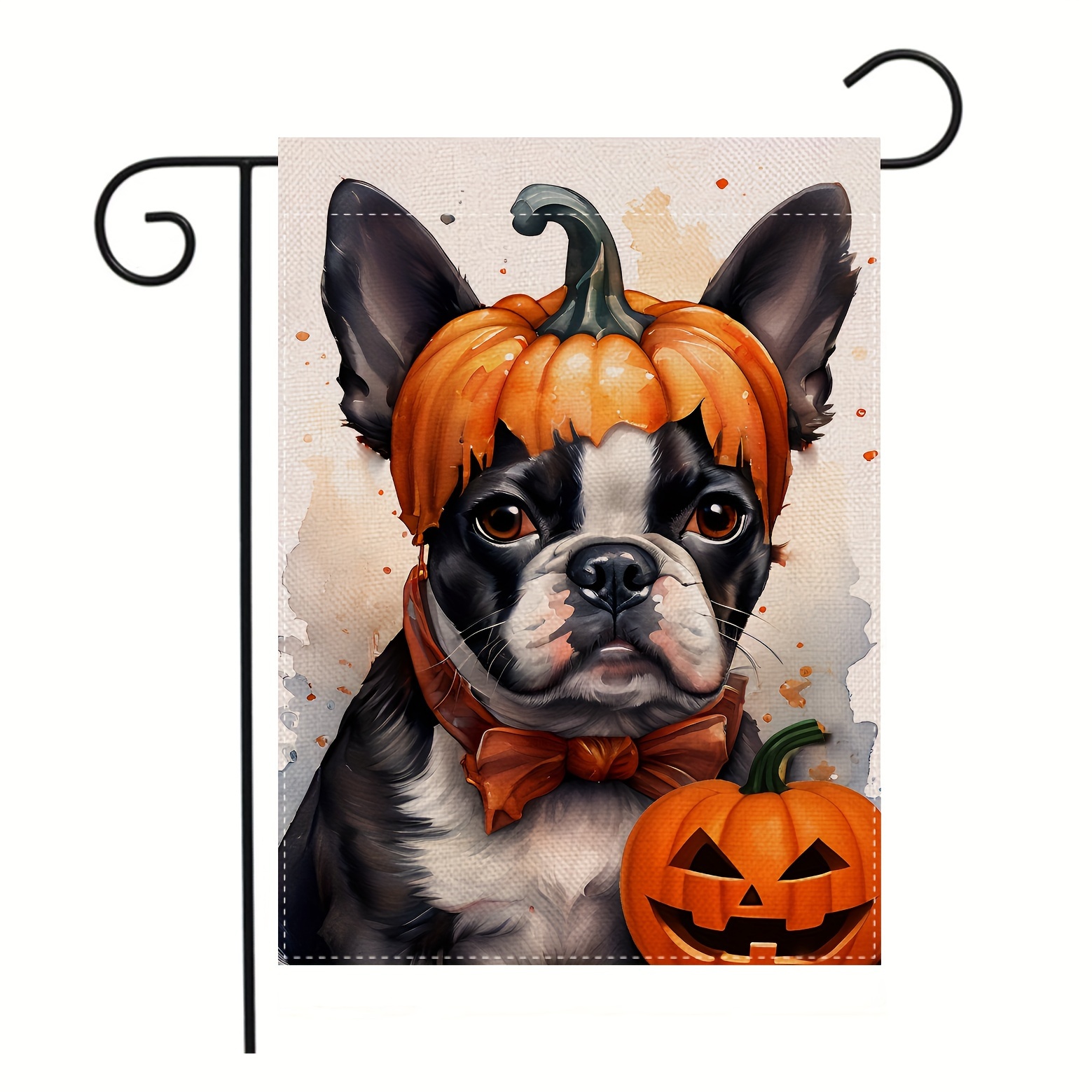 

Boston Terrier Garden Flag - 12x18 Inch, Double-sided Polyester, Perfect For Outdoor Decor, Seasonal Yard Display & Farmhouse Style Events