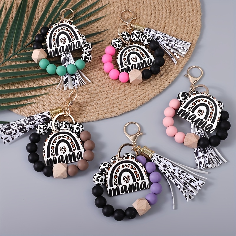 5pcs Mama Keychain Set