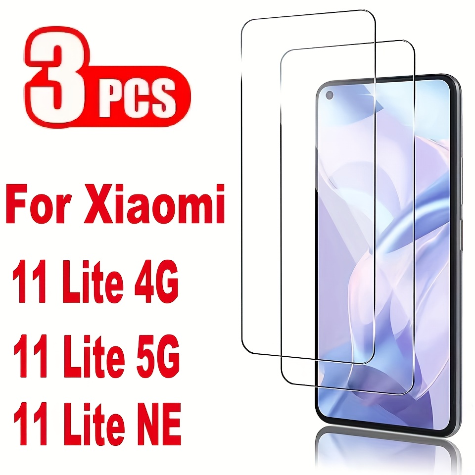E-shop 3er-Set Gehärtetes Glas Schutzfolie für Xiaomi 11 Lite 5G NE