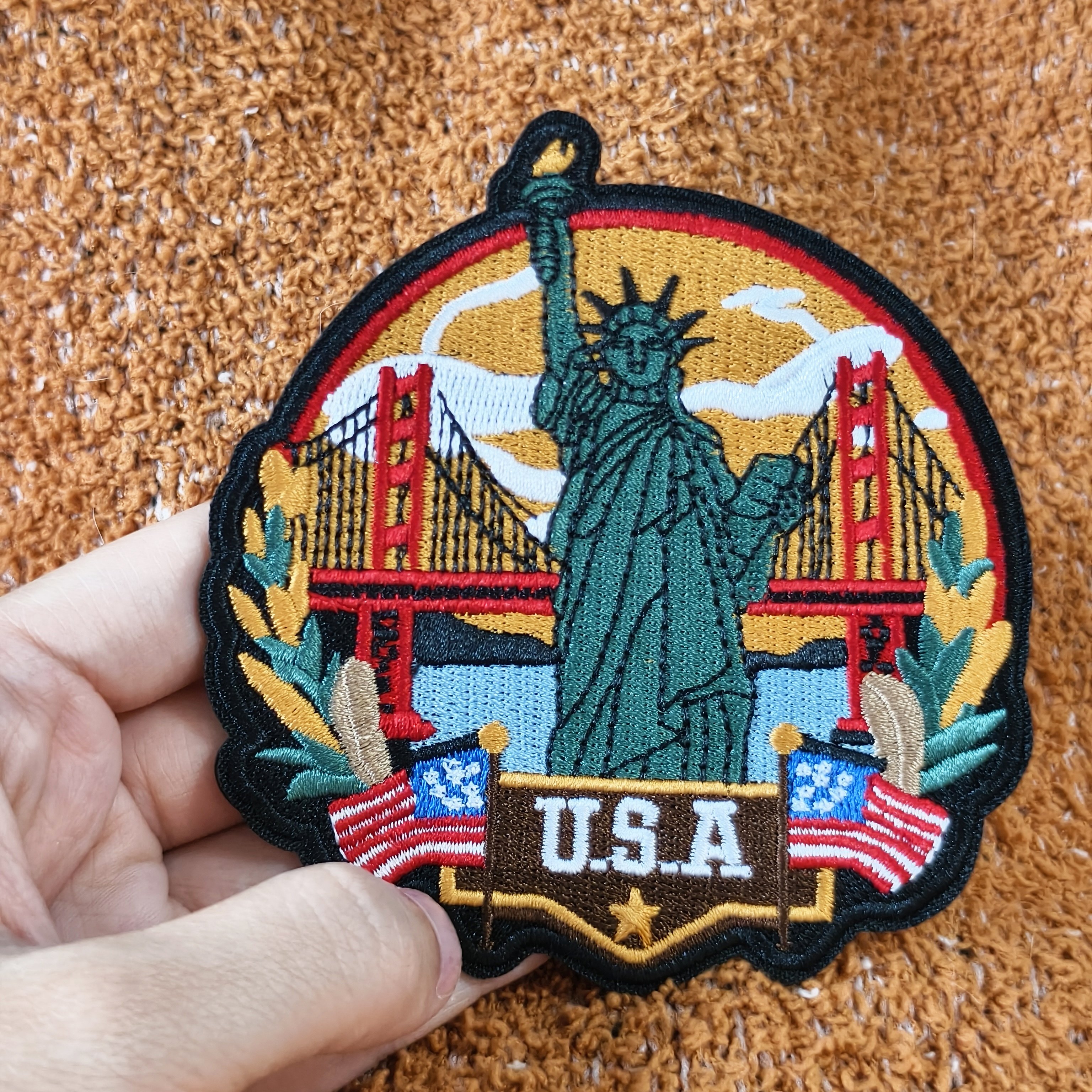 Patch Américain Vintage TOPPA PATCH - État D'origine - États-Unis - Insigne Tissu