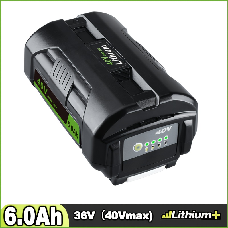TEMU 1/2 Pack Compatible For Ryobi 40v Lithium-ion Replacement Battery Compatible With Op4060, Op4026, Op4015, Op4040, Op40261, Op40201, Op40601,