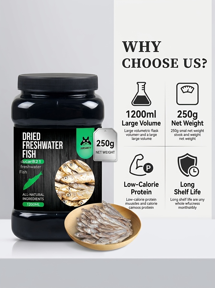 dehydrated   dried   canned 250g high in   and protein content     free rich in omega 3   for shiny   for   and dog food   reward snacks holiday gifts Product details 3
