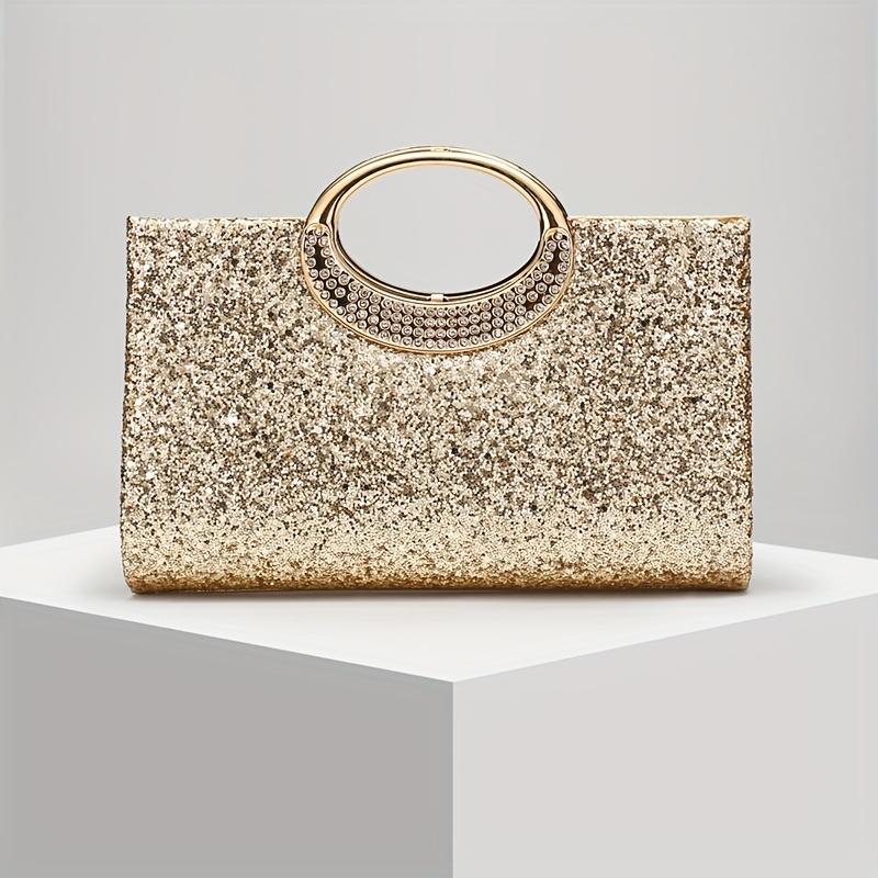E-shop Neue Abendtasche, funkelnde Handtasche mit Strass, -Handtasche, Kleidetasche, Abendtasche, Hochzeitstasche, Hochzeitssaison,