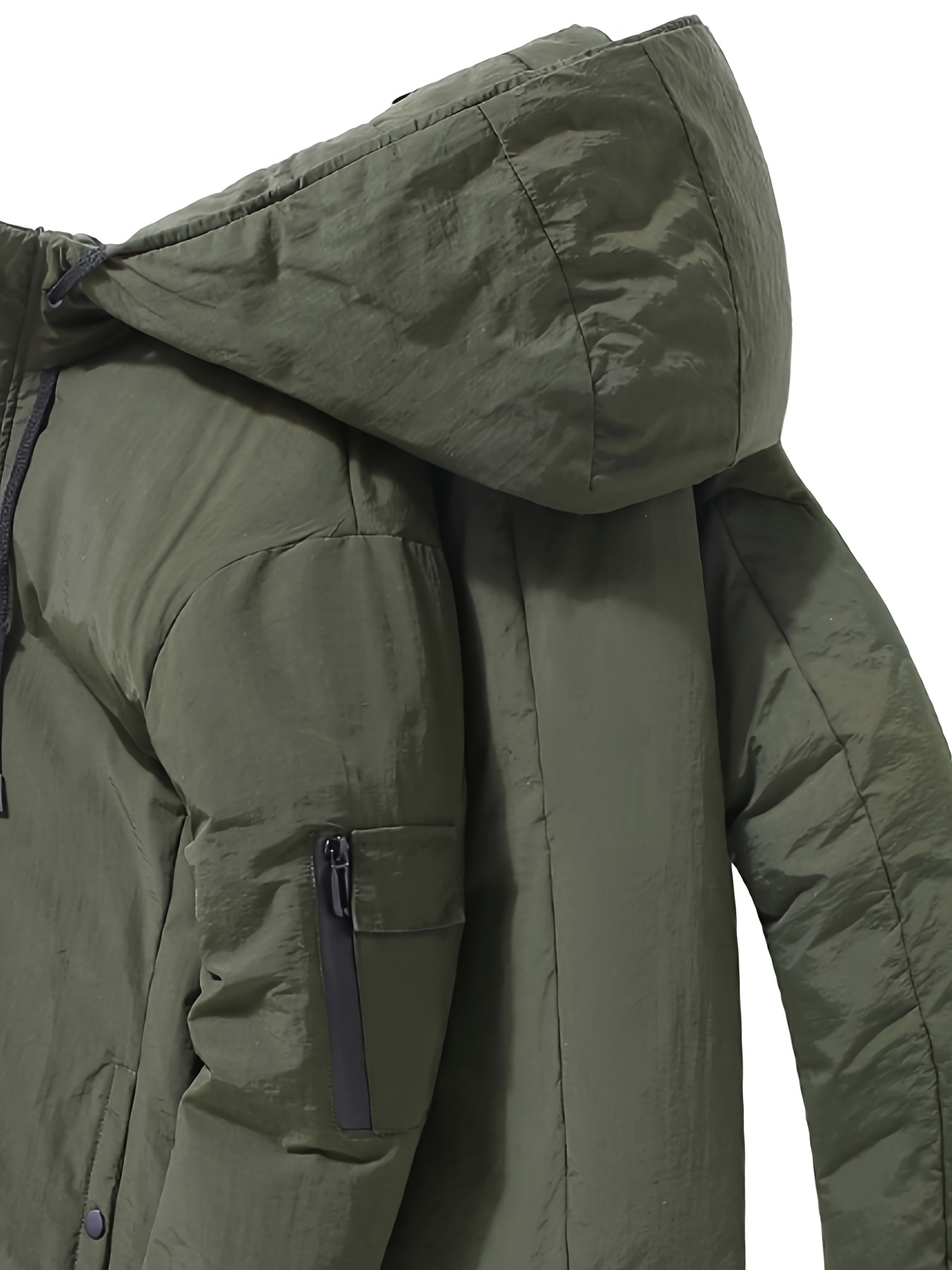 Men's Lightweight Down Jacket with Hood for Outdoor Leisure