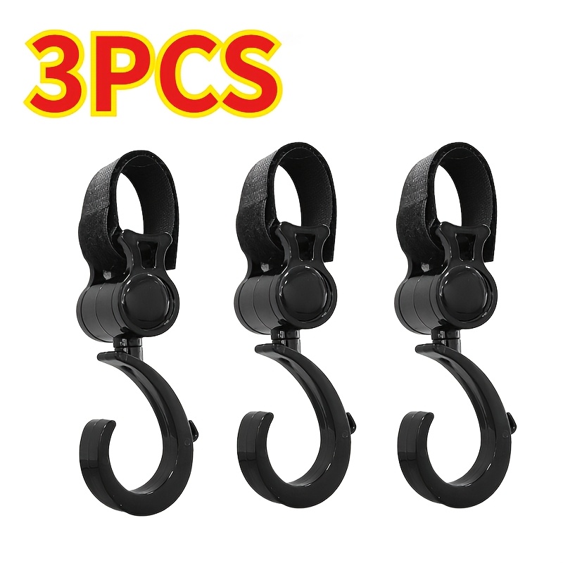 TEMU 3pcs Stroller Additions > Stroller Hook
