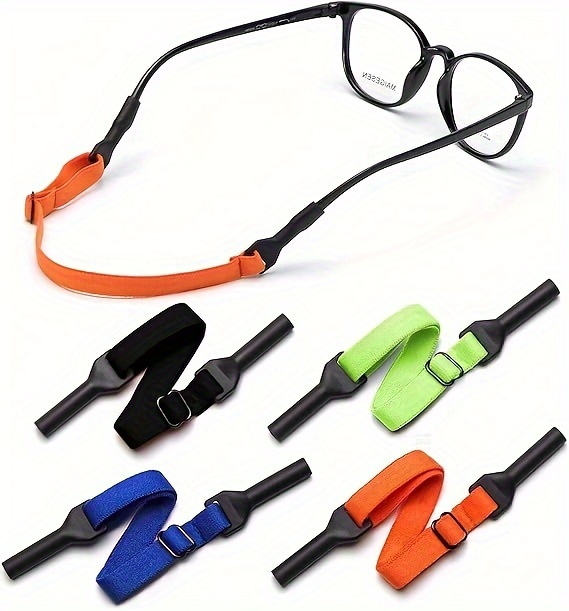 Hifot Cordon Lunettes Enfant 5 Pièces, Garcon Fille Ajustable Chaîne Lunettes De Soleil, Sangle Corde Retenue à Lunettes De Lecture