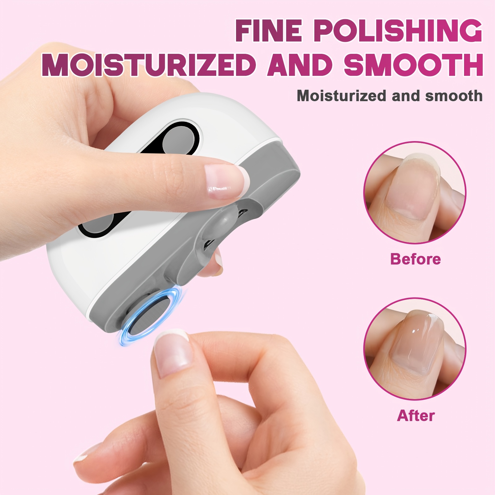 2-in-1 Electric Nail Clipper & Polisher
