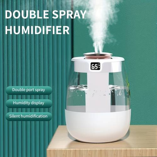 air humidifier large capacity home bedroom office portable air large mist volume air humidifier desktop atomization humidifier desktop office dual spray large mist volume humidifier silent humidifier