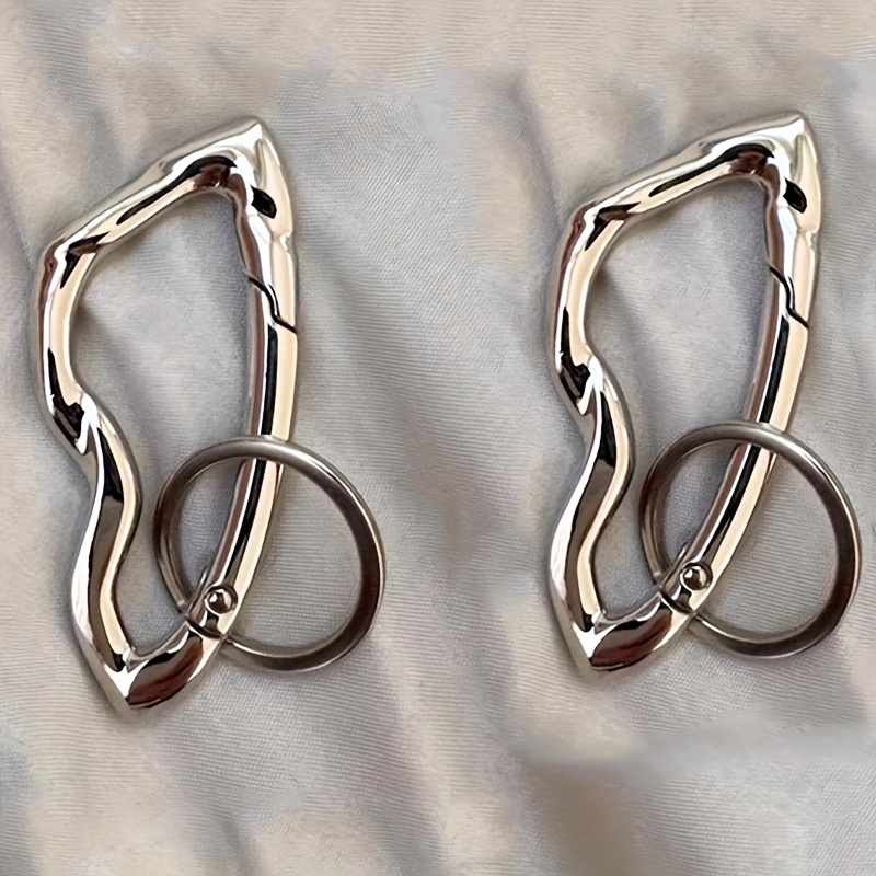 1pc/2pcs, Fashion Keychain, Interesting Keychain For , Suitable For , Alloy Material