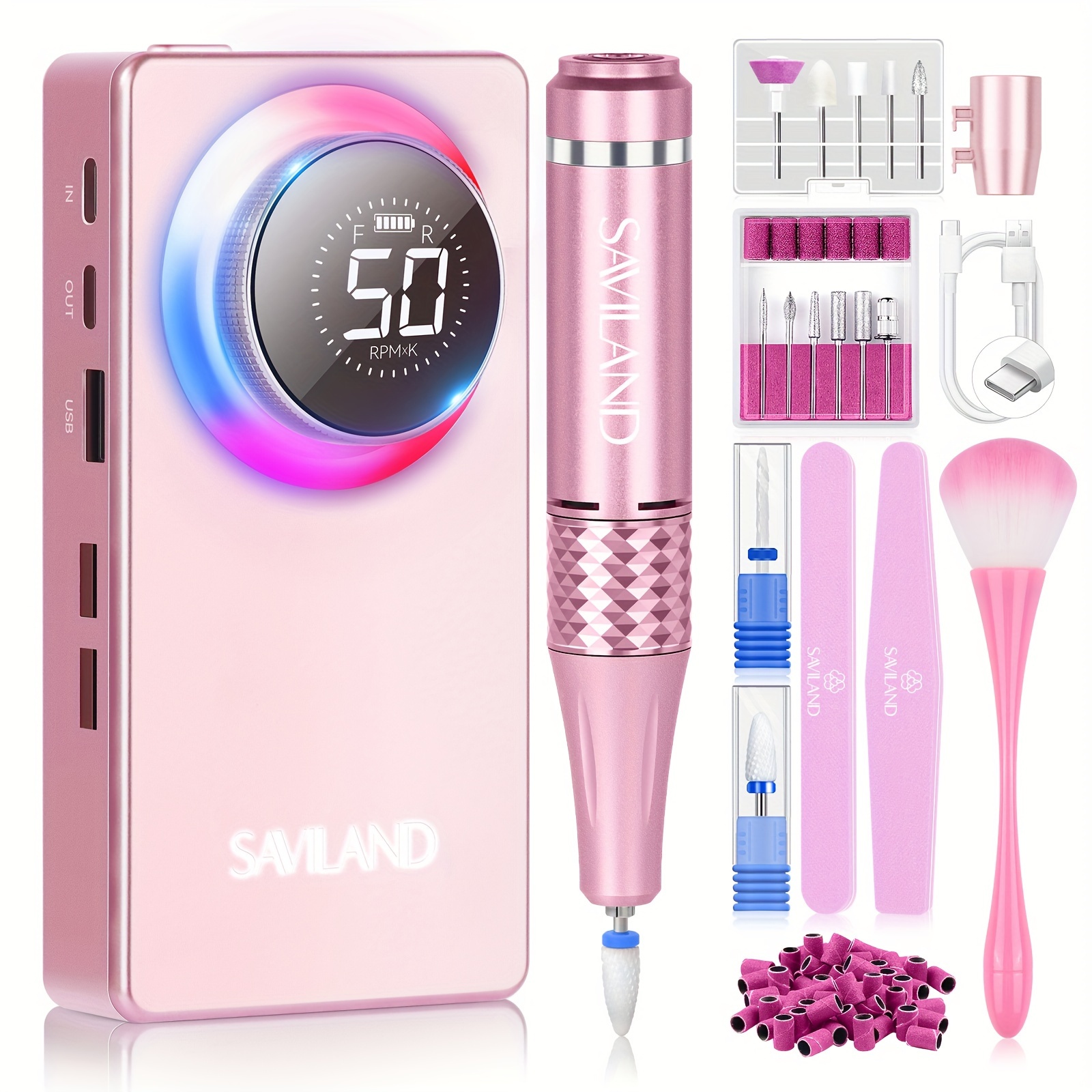 

Saviland 50000rpm : Rechargeable Portable Kit - File 2 Bit 11 For
