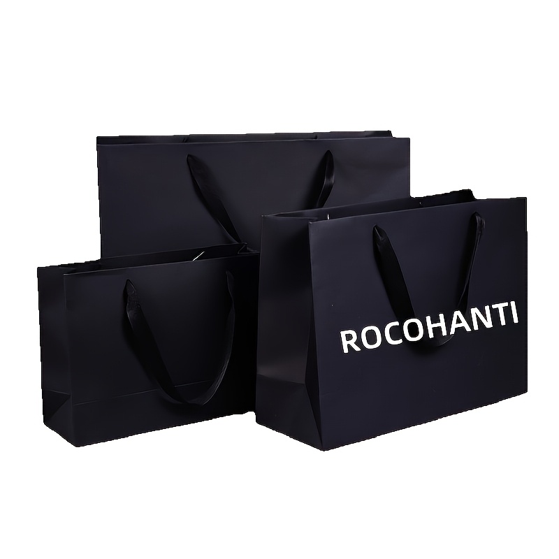 High-End Custom Business Paper Handbag with Logo Printing