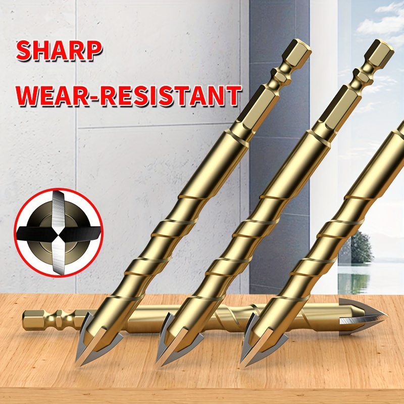 

Ceramic Tile Drill Drilling Concrete Four- Overlord All-ceramic Glass Special Drill Alloy Impact Drill