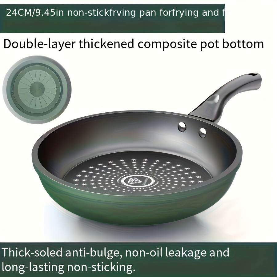9.45-Inch Large Cast Iron   Frying Pan with Rounded Edges &   - Induction/Gas/Electric Stove Compatible, Dishwasher Safe, Healthy Low-Oil Cooking,   Heat Distribution, Scratch-Resistant Surface, Easy-  for Searing, Sautéing, Frying - Compatible with All Stovetops (Lid Not Included) - Black Exterior, Smooth Cooking Surface,   Cooking, Less Smoking, Healthy Cooking, Easy-to-Clean, Durable Cast Iron Construction
