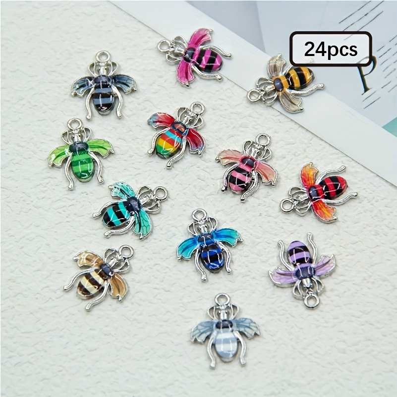 TEMU 12pcs/24pcs/36pcs Random Mixed Style Jewelry Animal Ornaments Be Used For Pendants, Human Clothing Additions Decoration Crafting, Phone Bag