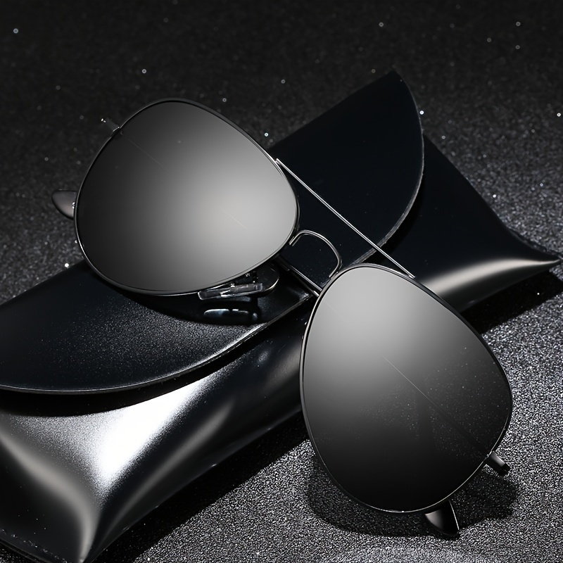 

Men's Polarized Fashion Glasses - Stylish Metal Frame, Perfect For Driving & Everyday Wear