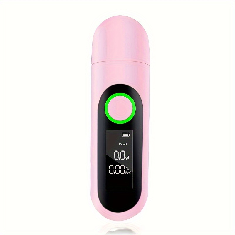 1pc Digital Alcohol Tester, Non-Contact Breathalyzer, Type-C Charging,  Small And Light Ready To Measure At Any Time