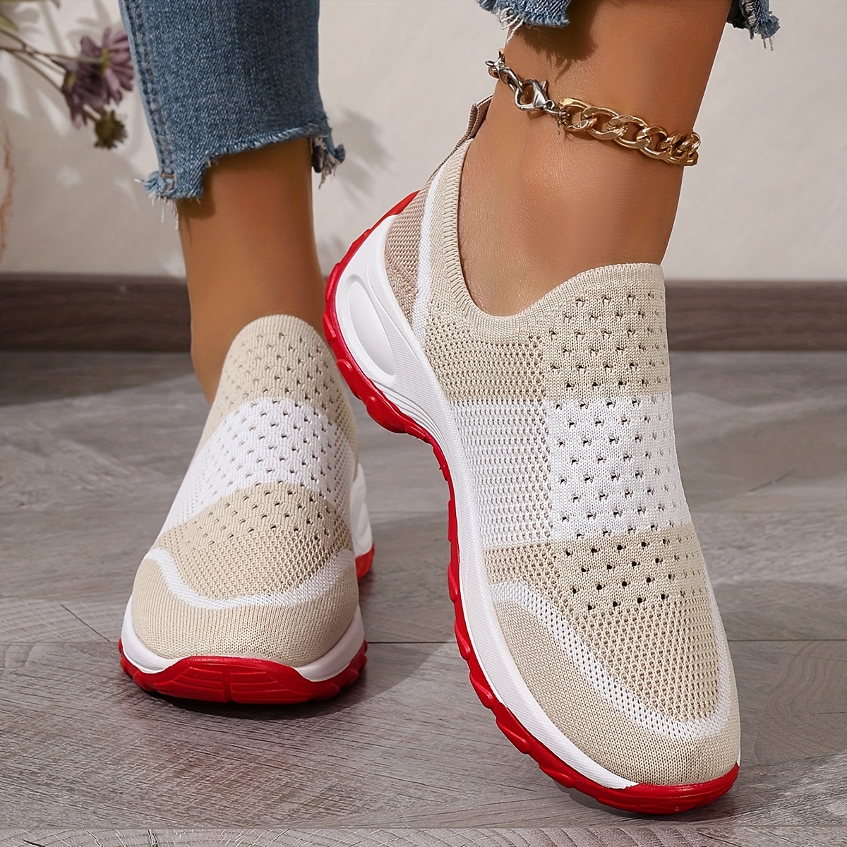 TEMU Women's Athletic Shoes And Camping Footwear