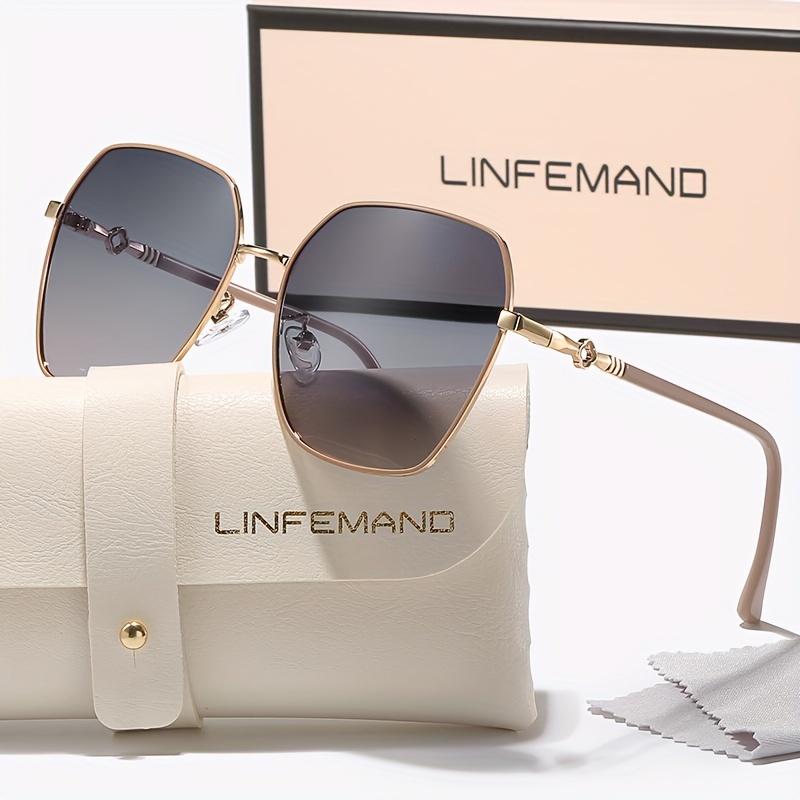 linfeman vintage metal frame with carved design anti glare shades for driving and festival gifts Product details 8