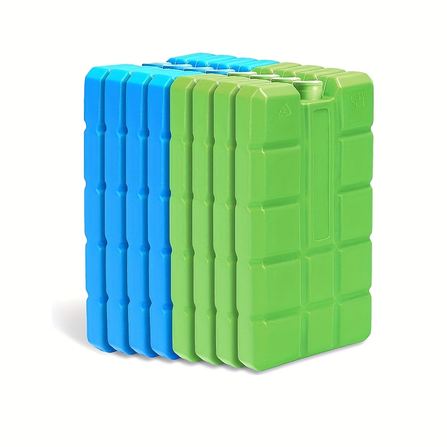 Image of 4/8pcs Reusable Small Ice Packs And Ice Boxes, 200ml Portable, Combined To Fit Different Spaces, Bringing To Your , Non-contact Food.