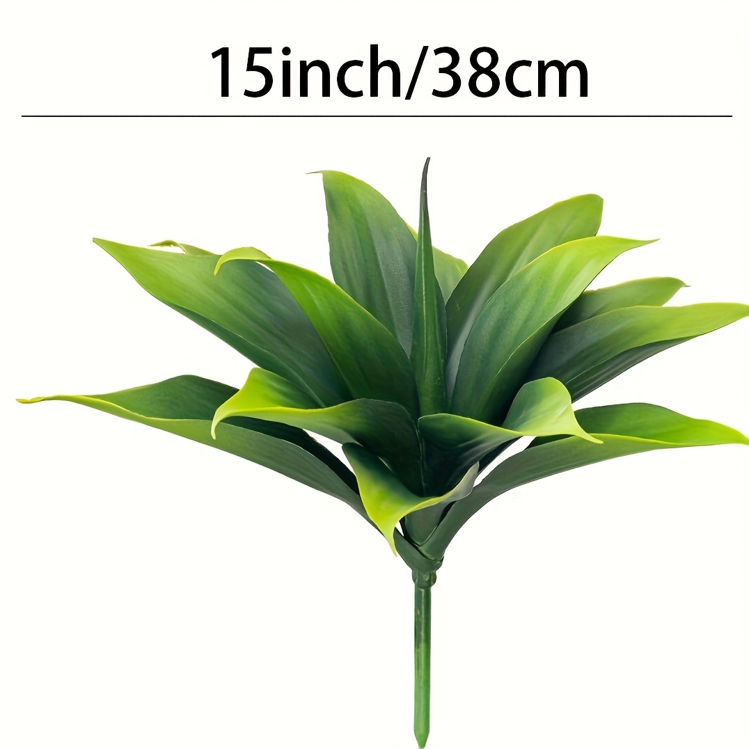 TEMU Two-piece Set Of Exquisite Artificial , Lifelike Green Leaves, For Watering Or Fertilizing, Adds Natural Atmosphere And Vitality To