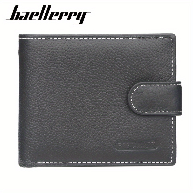 

1pc Men's Large-capacity Coin Storage Card Holder, Top Layer Cowhide Wallet