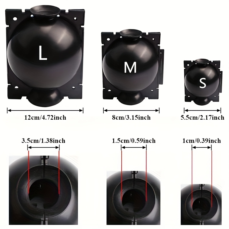Artikelbild 9-teiliges wiederverwendbares luftschichtungs-set mit s/m/l größen – transparente, langlebige kunststoff-pflanzenvermehrungskugeln, einfaches luftschichtungssystem für heim- gewerbegärtnerei, schnelle bewurzelung (ohne  /fachkenntnisse) – kompatibel mit allen pflanzen