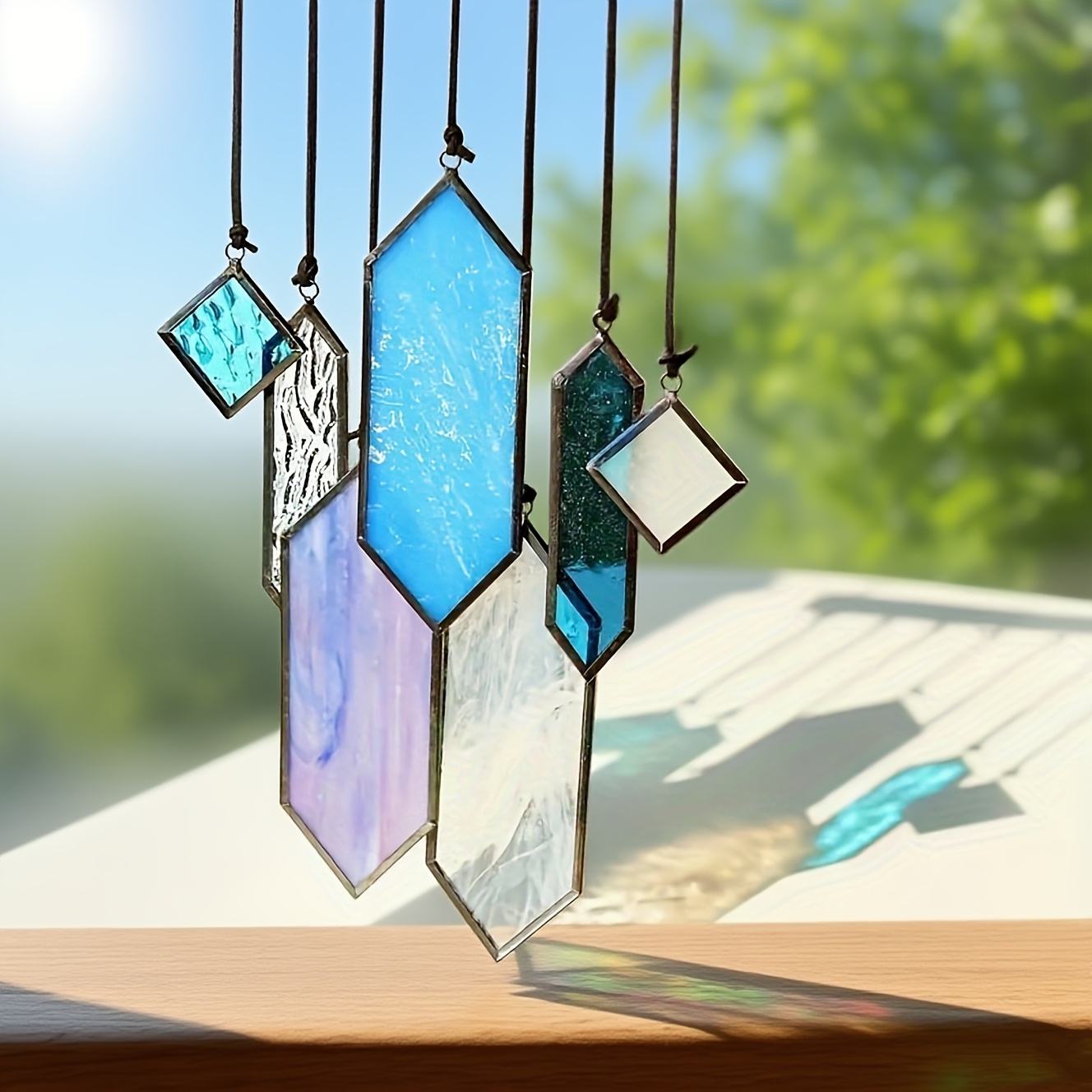 user Cardinal Stained Glass Window Hangings - 18734 From